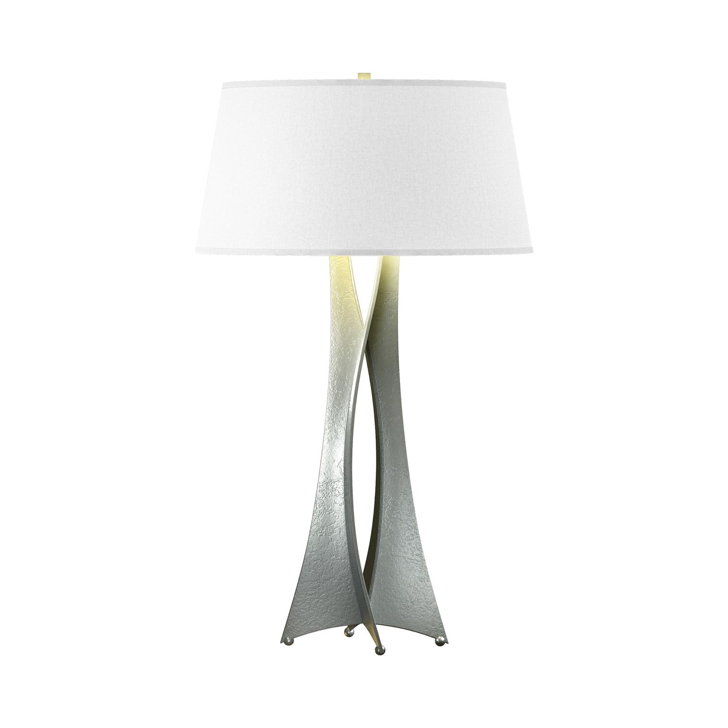Moreau Tall Table Lamp in Vintage Platinum (Flax).