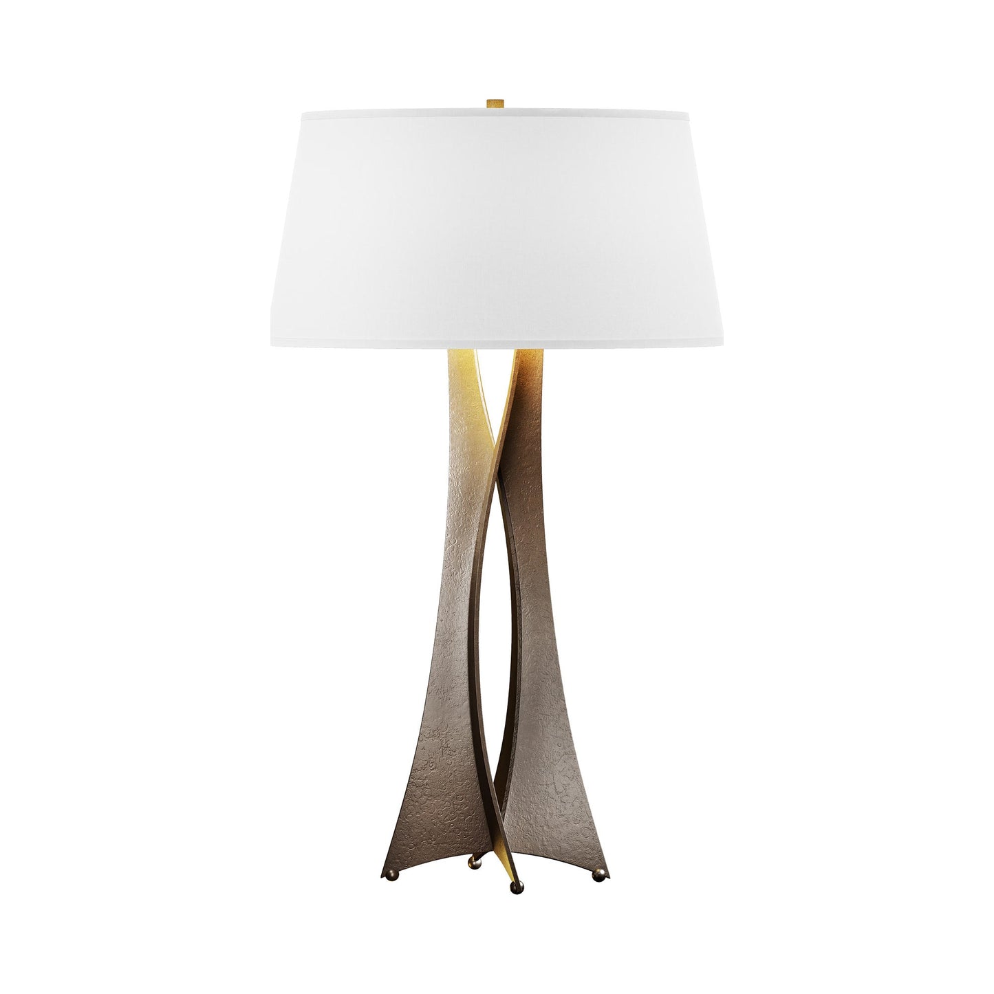 Moreau Tall Table Lamp in Bronze (Natural Anna).
