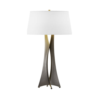 Moreau Tall Table Lamp in Dark Smoke (Natural Anna).