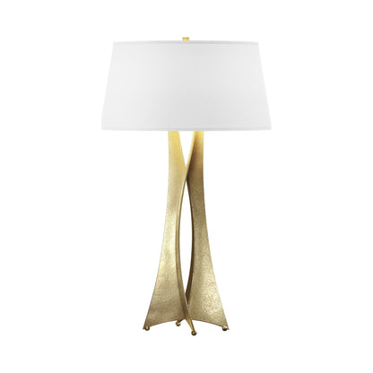 Moreau Tall Table Lamp in Modern Brass (Natural Anna).