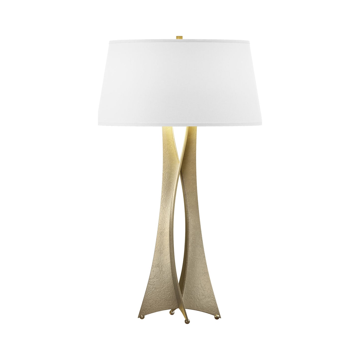 Moreau Tall Table Lamp in Soft Gold (Natural Anna).
