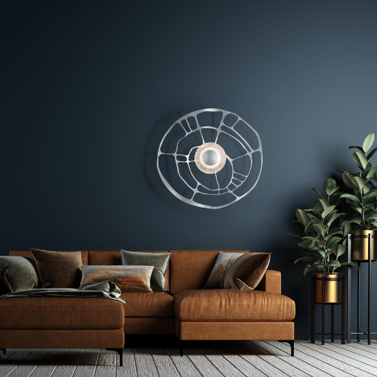 Muse LED Ceiling / Wall Light in living room.