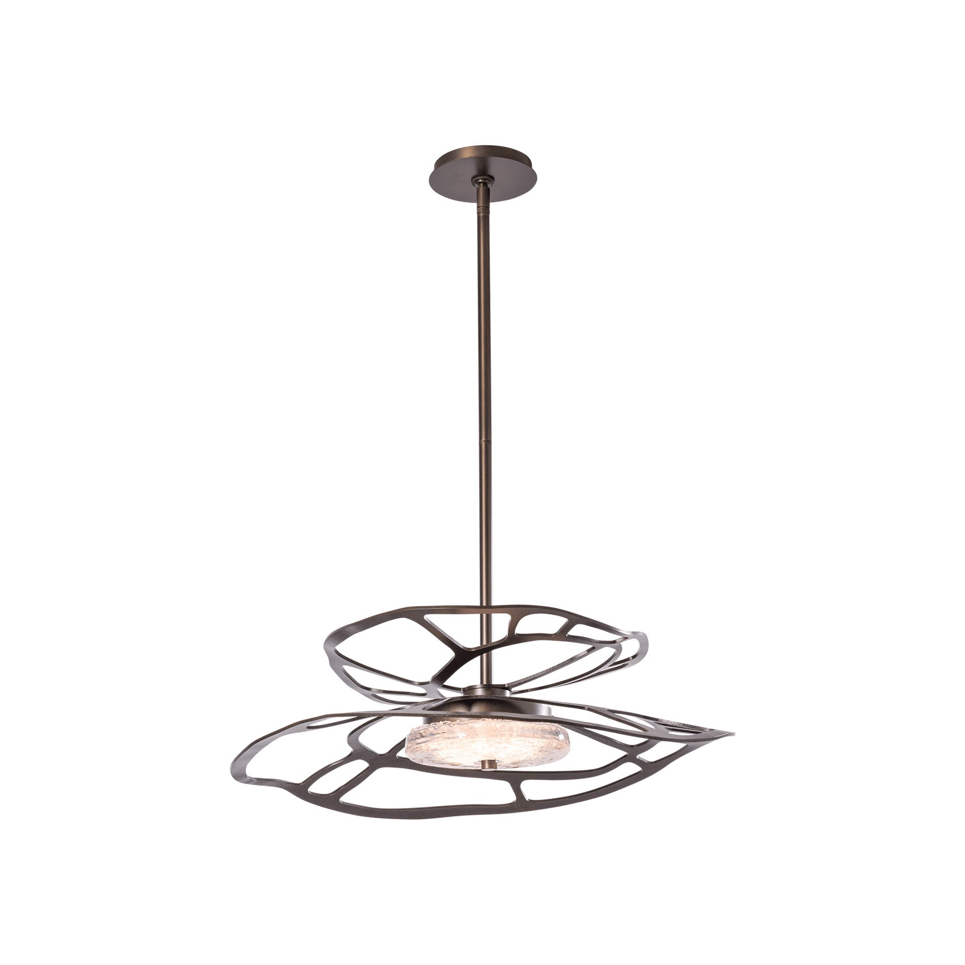 Muse LED Pendant Light in Dark Smoke (Small).