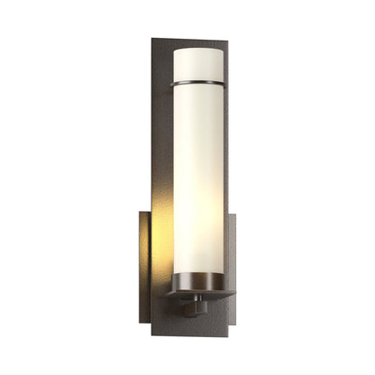 New Town Bath Wall Light in Oil Rubbed Bronze (Opal Glass).