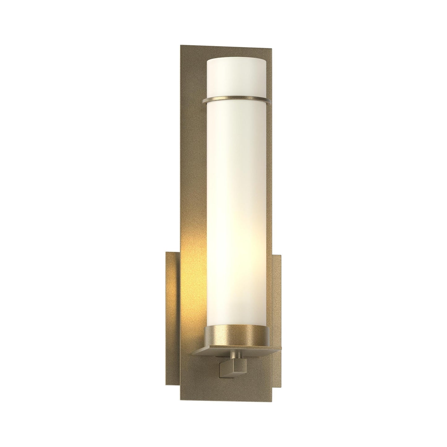 New Town Bath Wall Light in Soft Gold (Opal Glass).