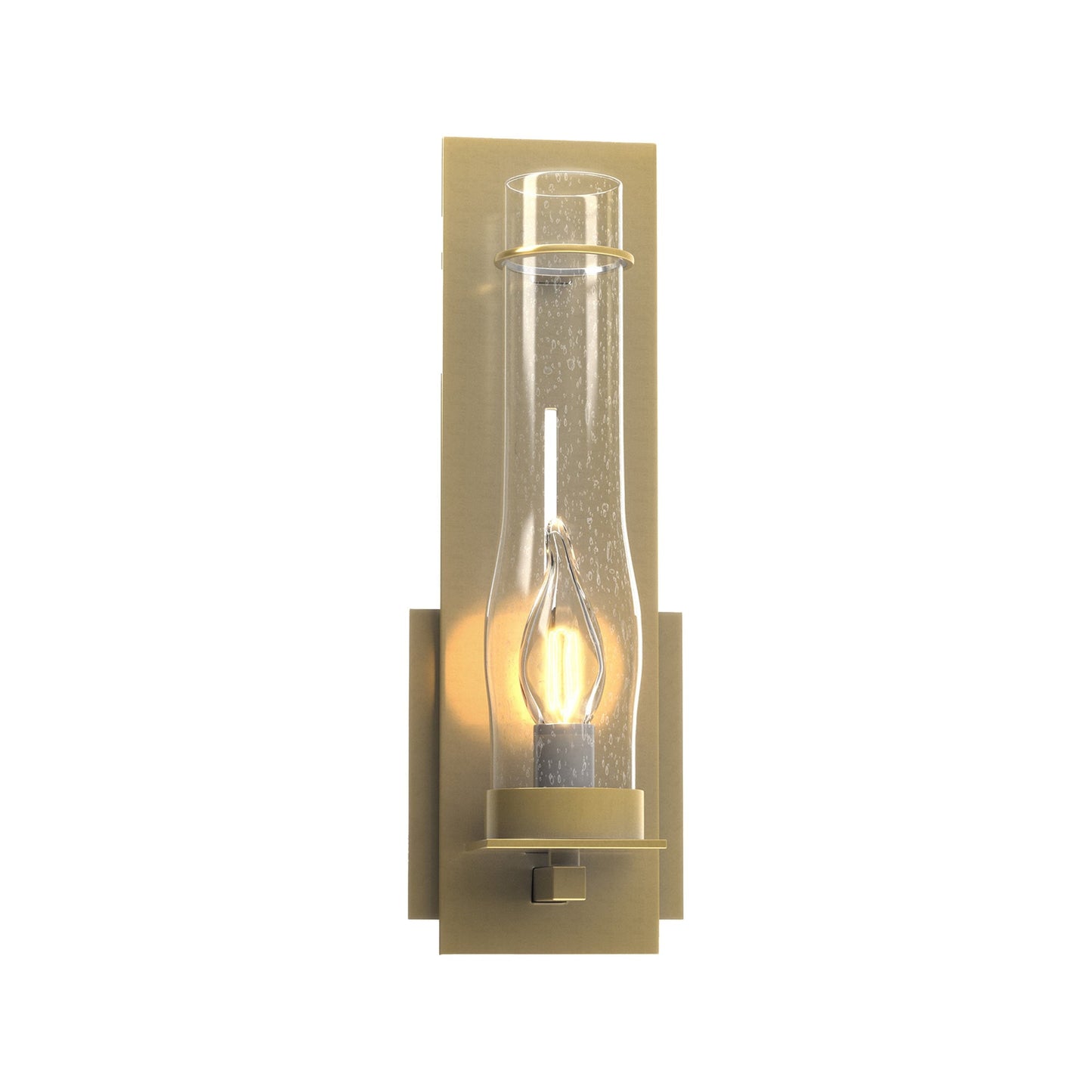 New Town Wall Light in Modern Brass (Medium).