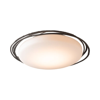 Nova LED Flush Mount Ceiling Light in Oil Rubbed Bronze (Large).