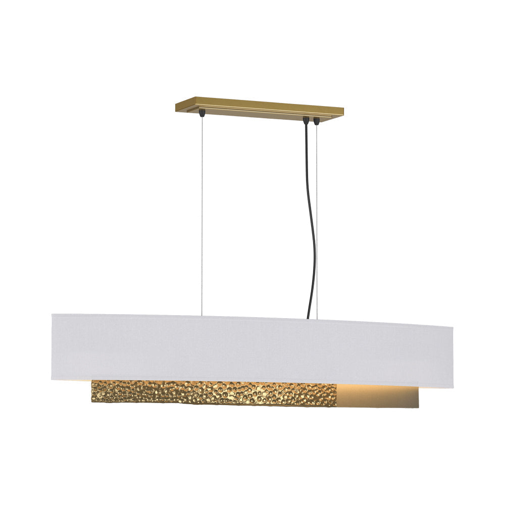 Oceanus Pendant Light in Modern Brass/Natural Anna.