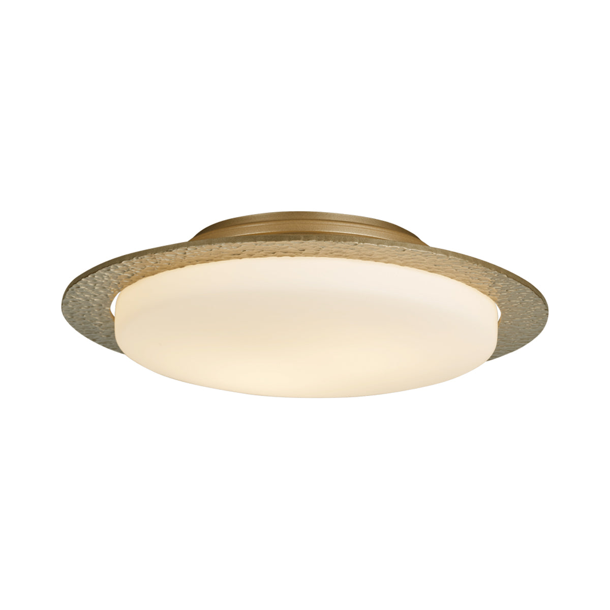 Oceanus Semi Flush Mount Ceiling Light in Soft Gold.