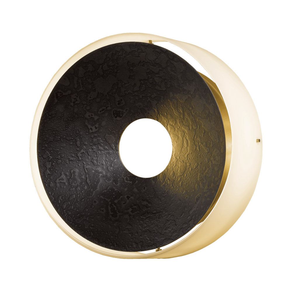 Oculus Wall Light in Dark Smoke.