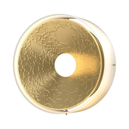 Oculus Wall Light in Modern Brass.