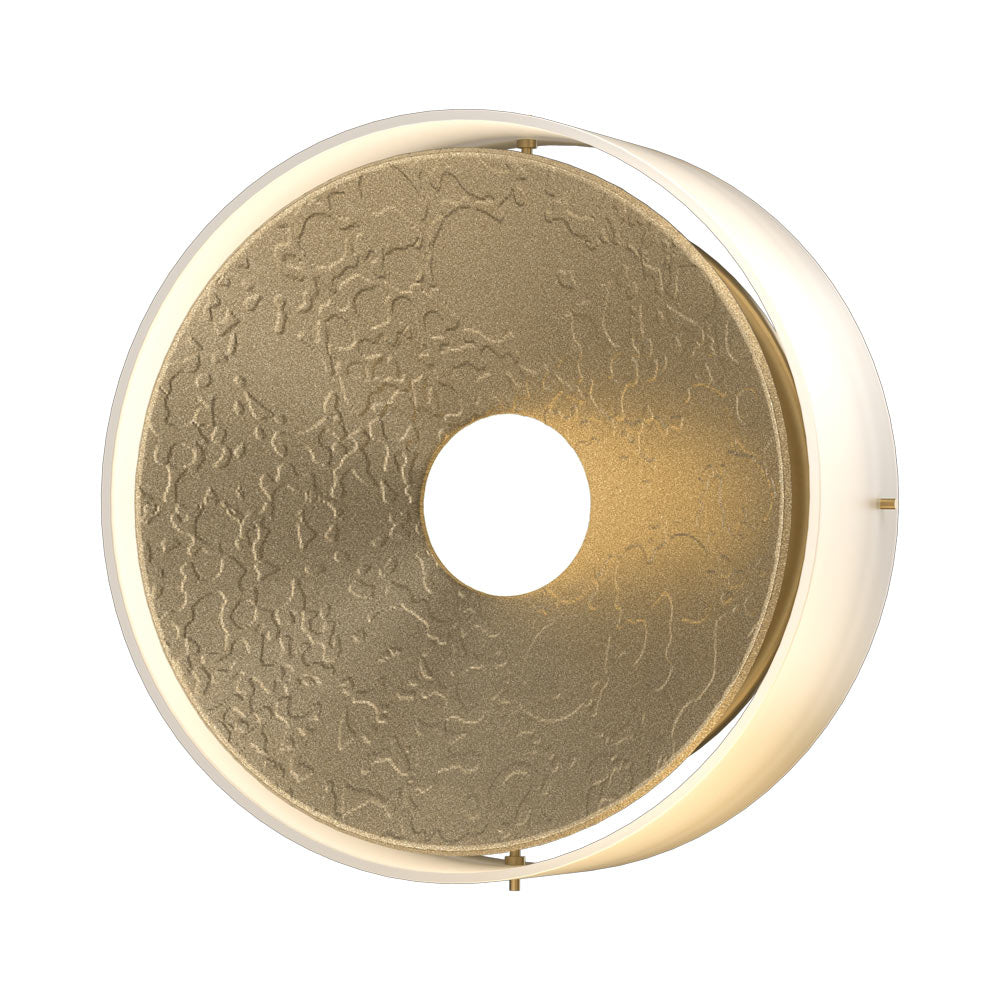 Oculus Wall Light in Soft Gold.