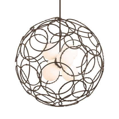 Olympus Orb Pendant Light in Bronze.