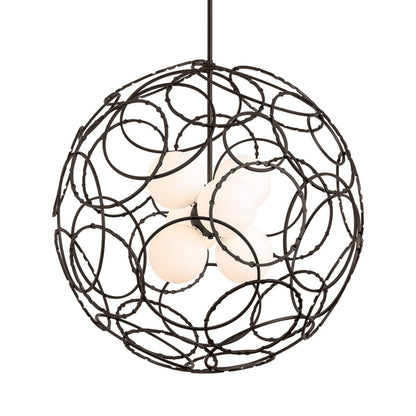 Olympus Orb Pendant Light in Dark Smoke.