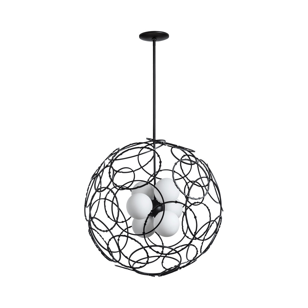Olympus Orb Pendant Light in Detail.