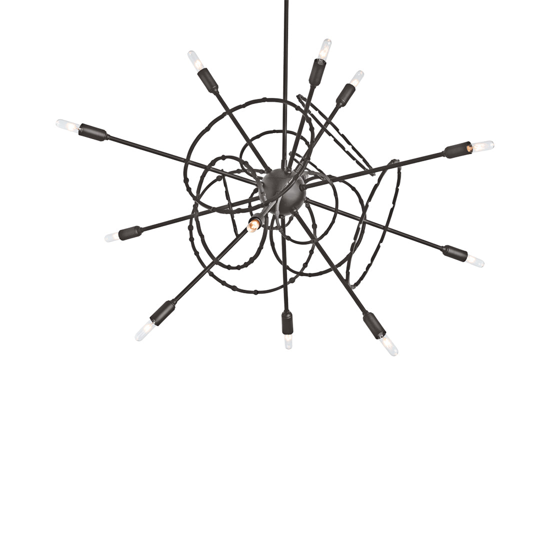 Olympus Starburst Pendant Light in Dark Smoke.