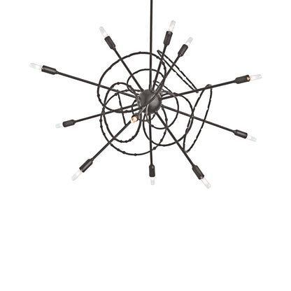 Olympus Starburst Pendant Light in Dark Smoke.