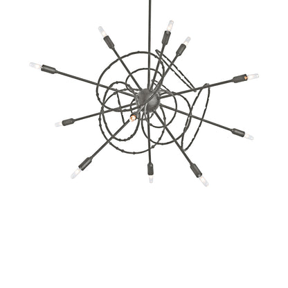 Olympus Starburst Pendant Light in Natural Iron.