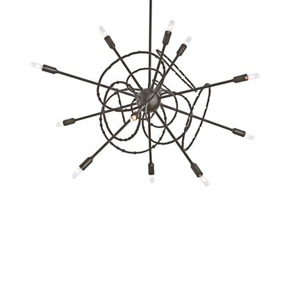 Olympus Starburst Pendant Light in Oil Rubbed Bronze.