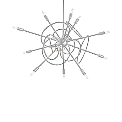 Olympus Starburst Pendant Light in Sterling.