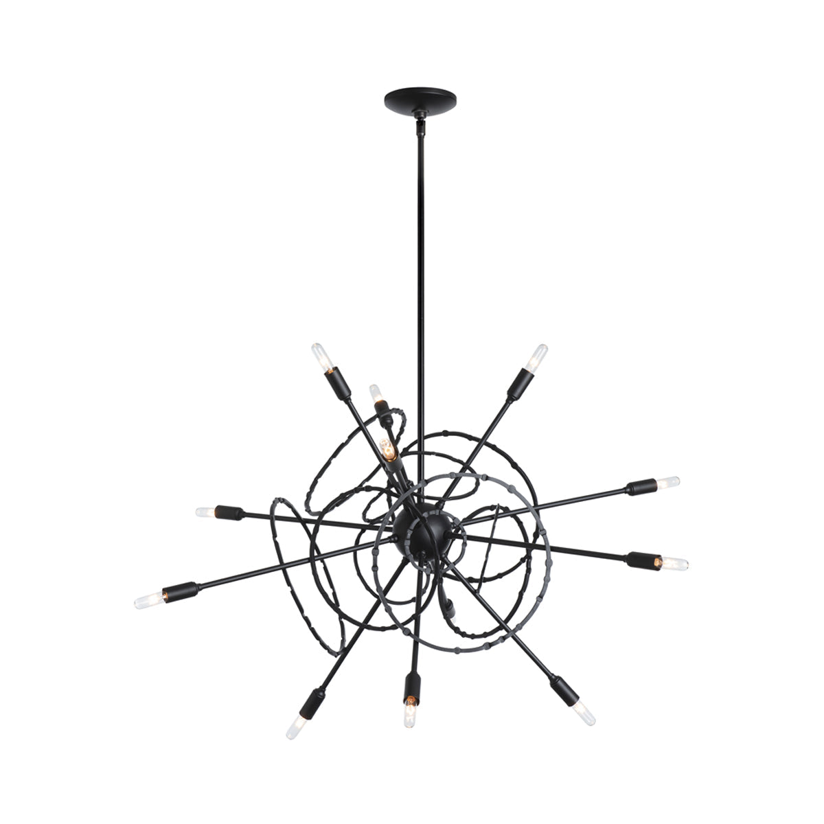 Olympus Starburst Pendant Light in Detail.