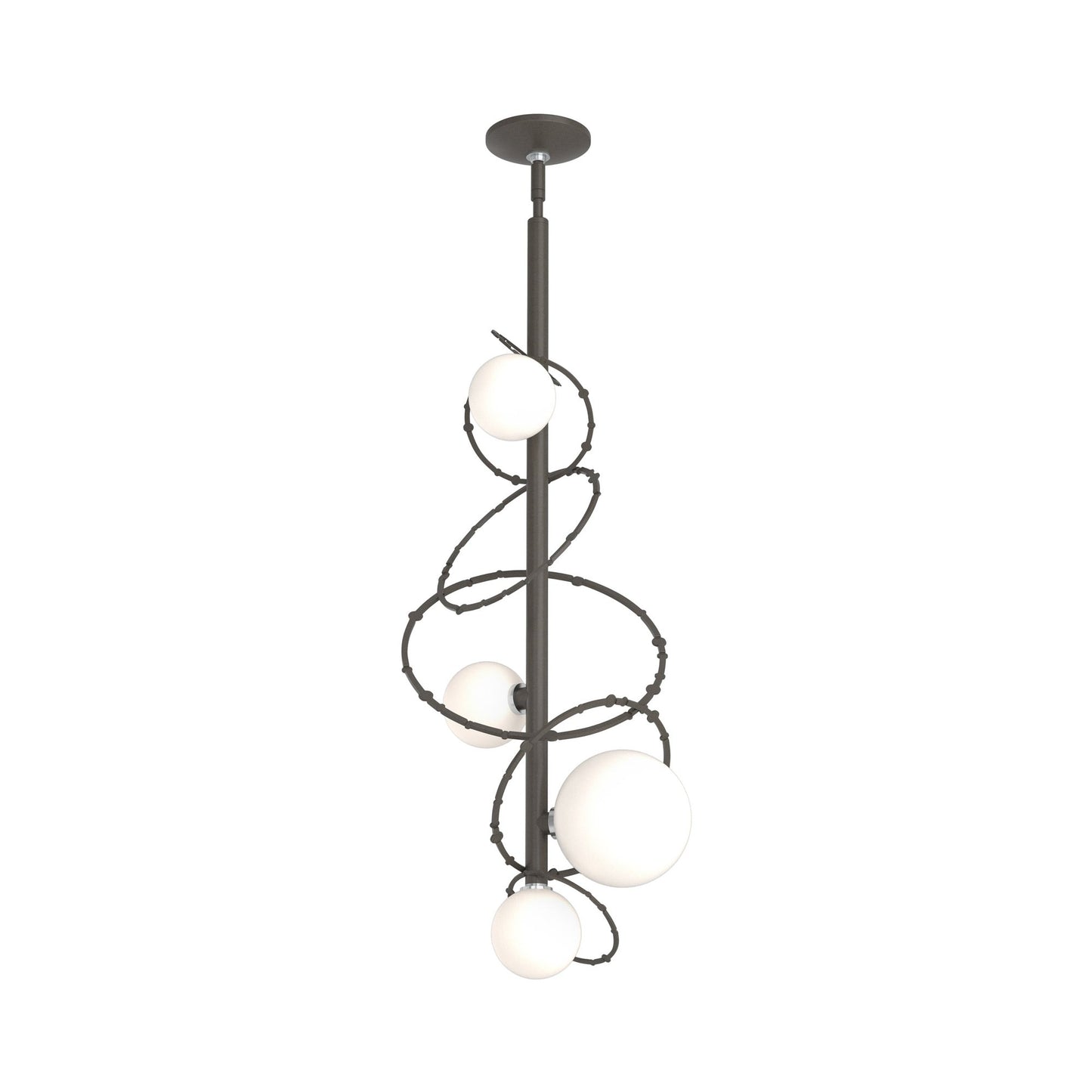 Olympus Vertical Pendant Light in Dark Smoke.