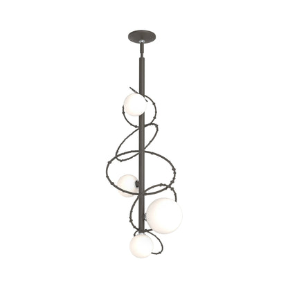 Olympus Vertical Pendant Light in Dark Smoke.
