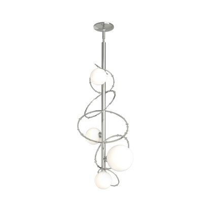 Olympus Vertical Pendant Light in Sterling