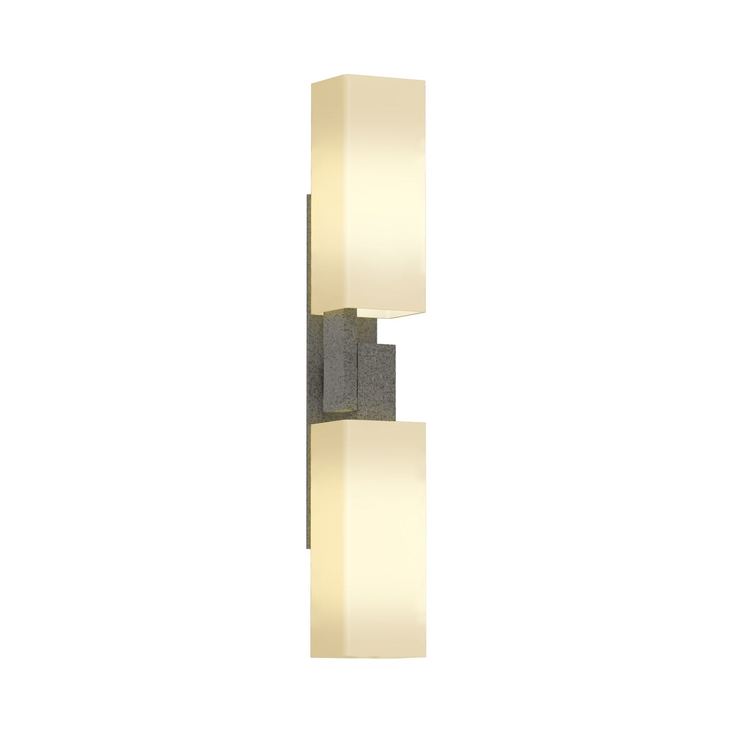 Ondrian Bath Wall Light in Natural Iron.