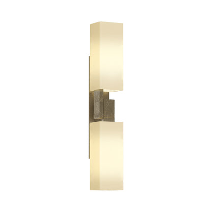 Ondrian Bath Wall Light in Soft Gold.