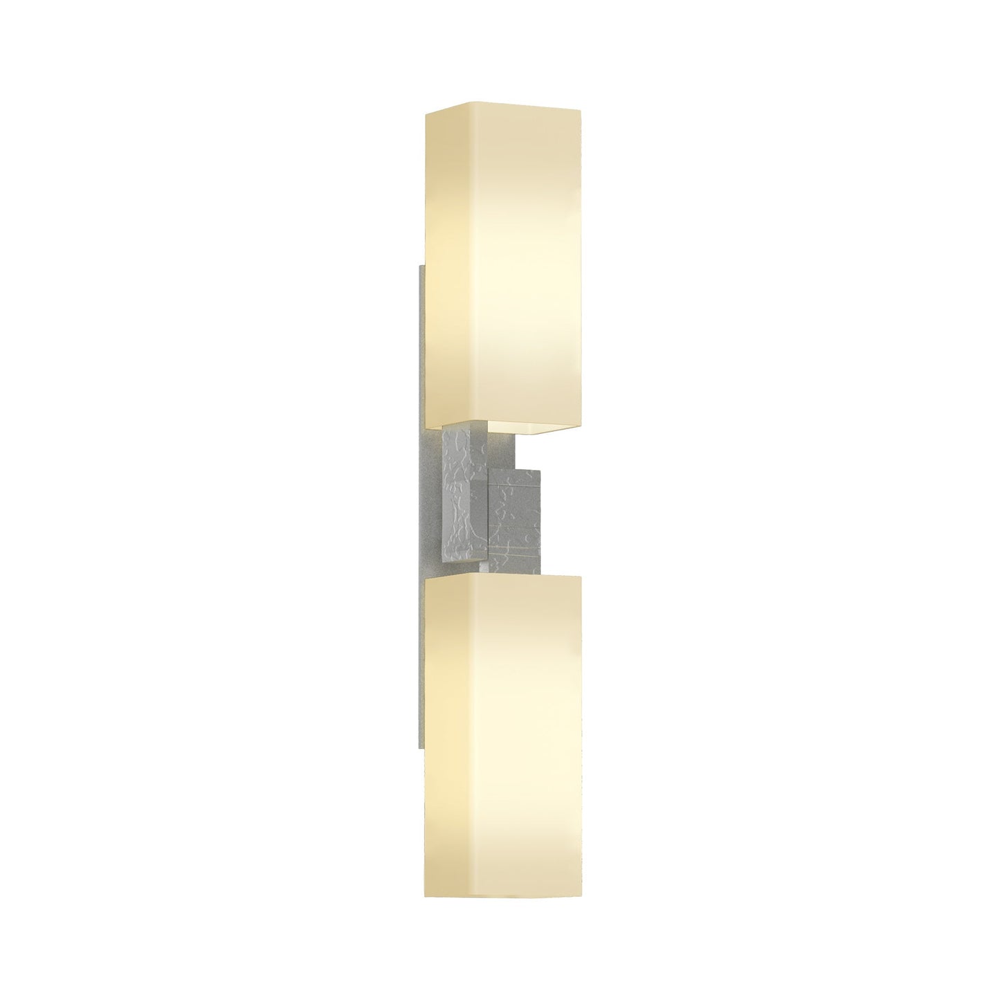 Ondrian Bath Wall Light in Vintage Platinum.