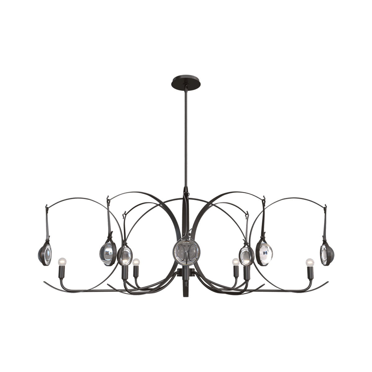 Optic Oval Pendant Light in Oil Rubbed Bronze/Oil Rubbed Bronze.