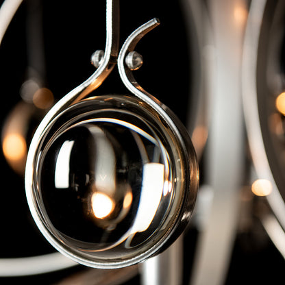 Optic Oval Pendant Light in Detail.