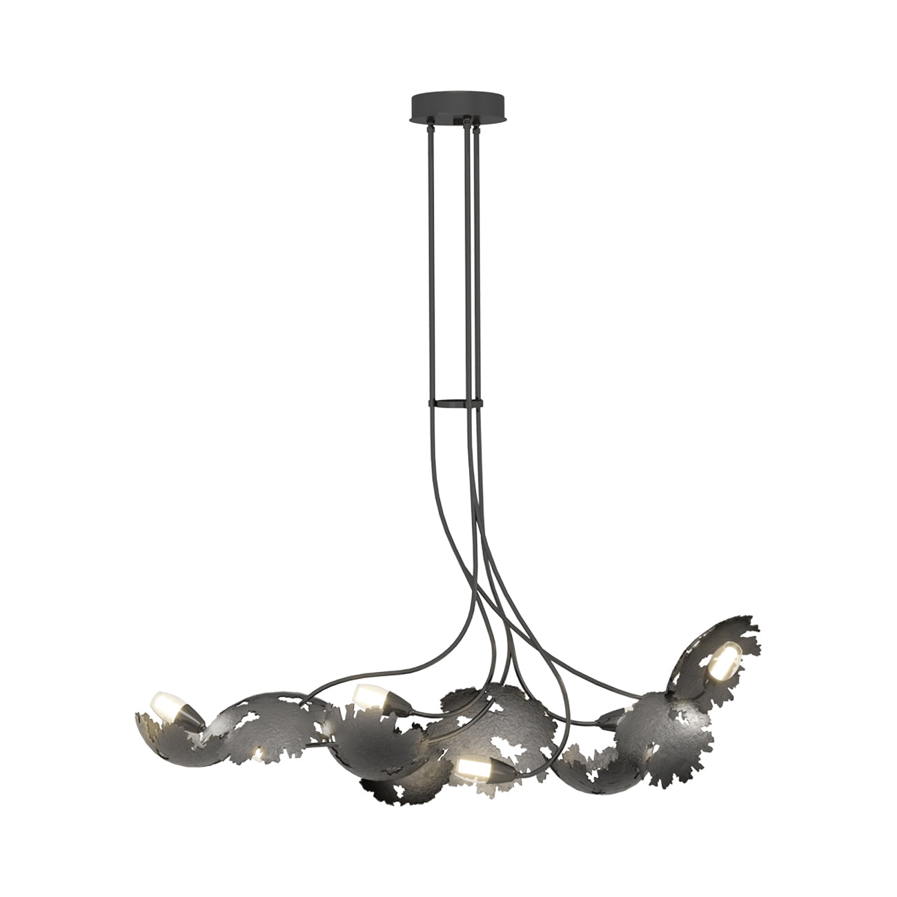 Pangea Linear Pendant Light in Ink.