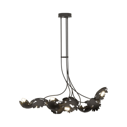 Pangea Linear Pendant Light in Oil Rubbed Bronze.