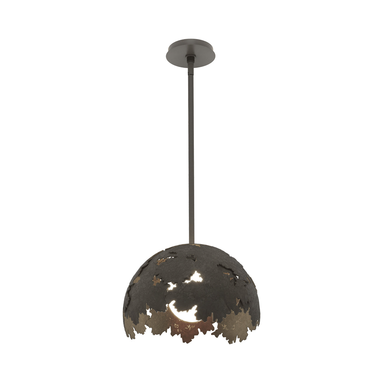 Pangea Pendant Light in Dark Smoke.