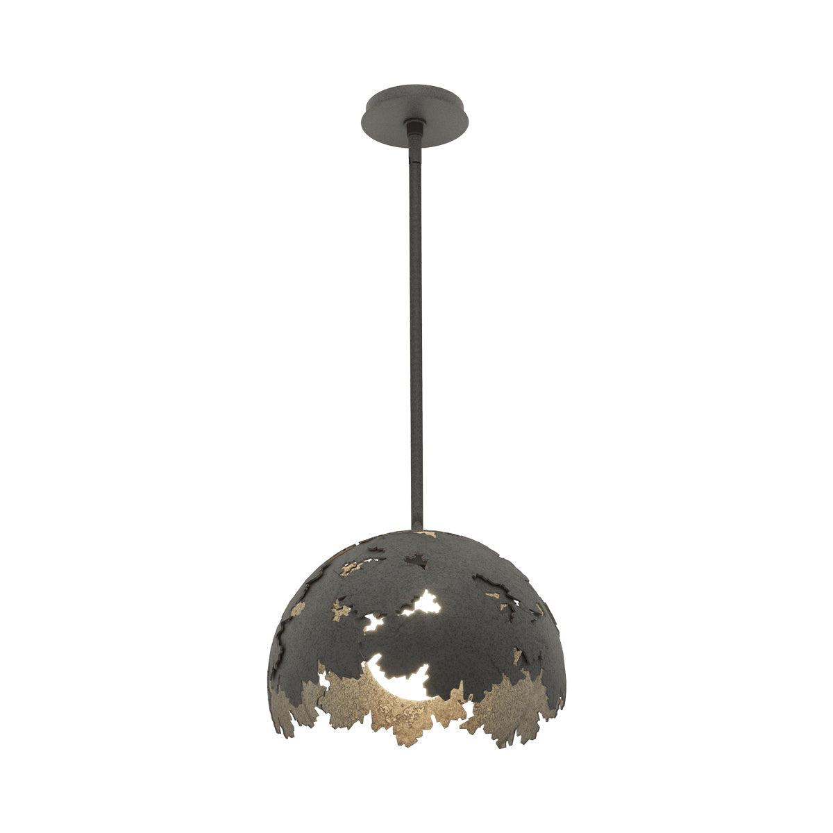 Pangea Pendant Light in Natural Iron.