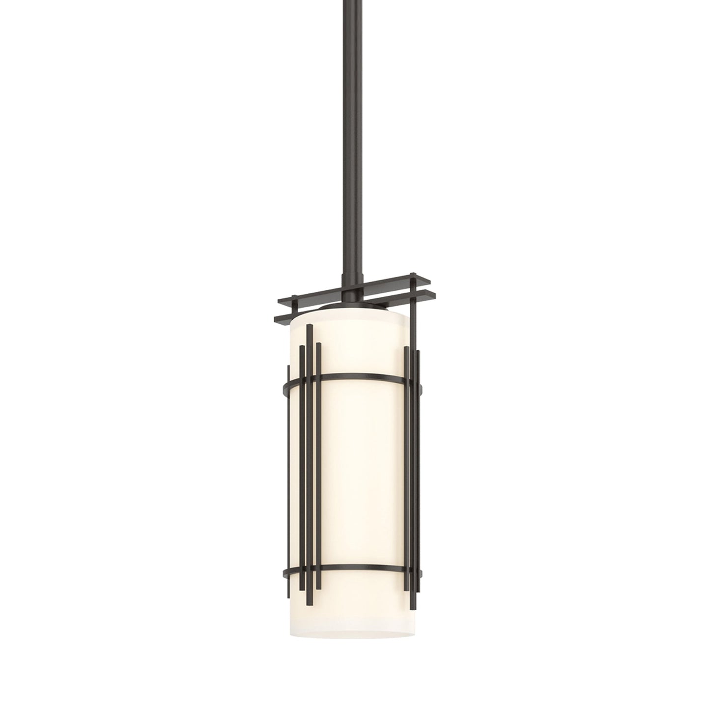 Paralline Mini Pendant Light in Oil Rubbed Bronze.