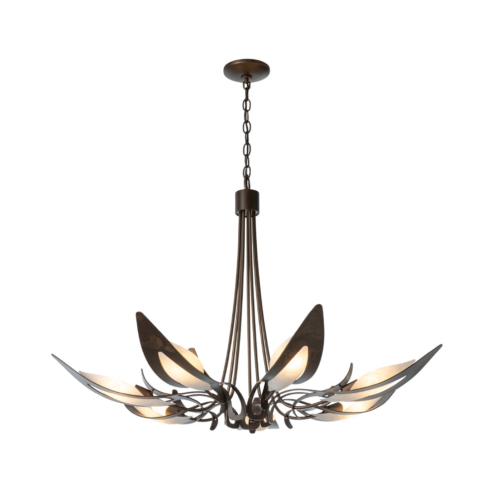 Parasol Chandelier in Bronze.
