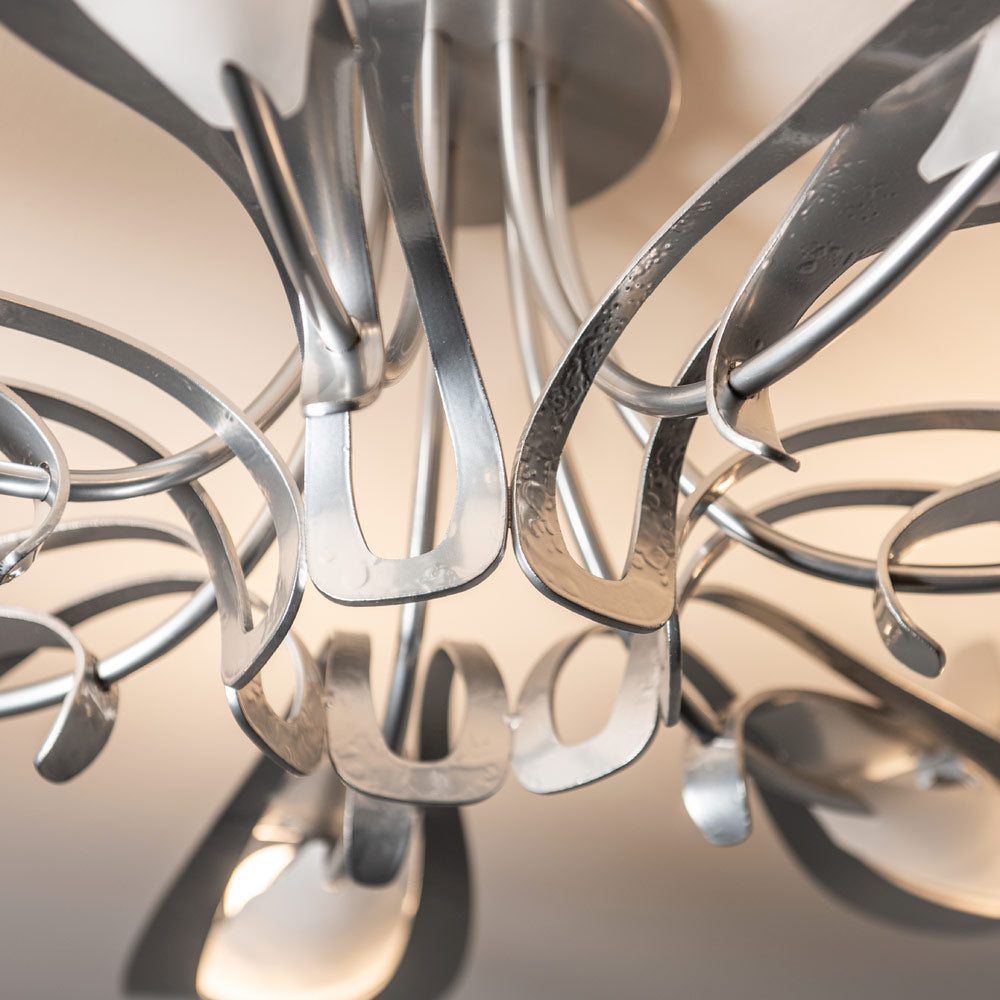 Parasol Semi Flush Mount Ceiling Light in Detail.