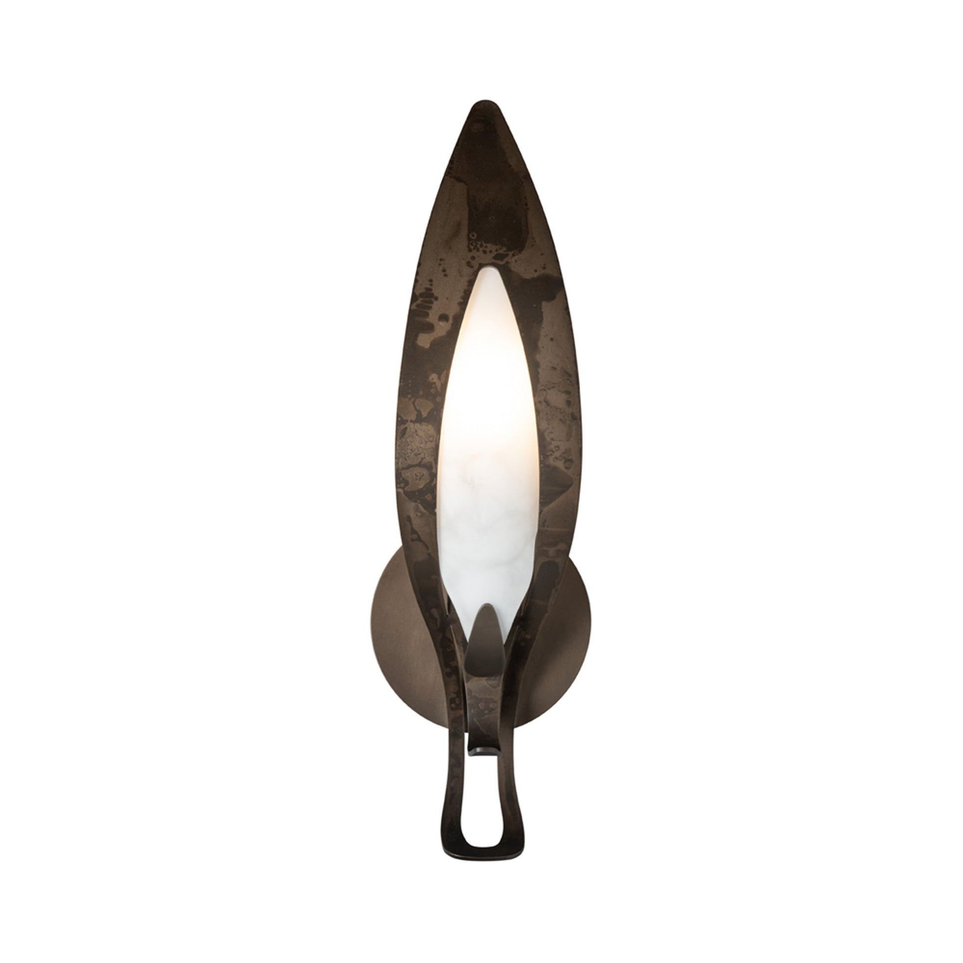Parasol Wall Light in Dark Smoke.
