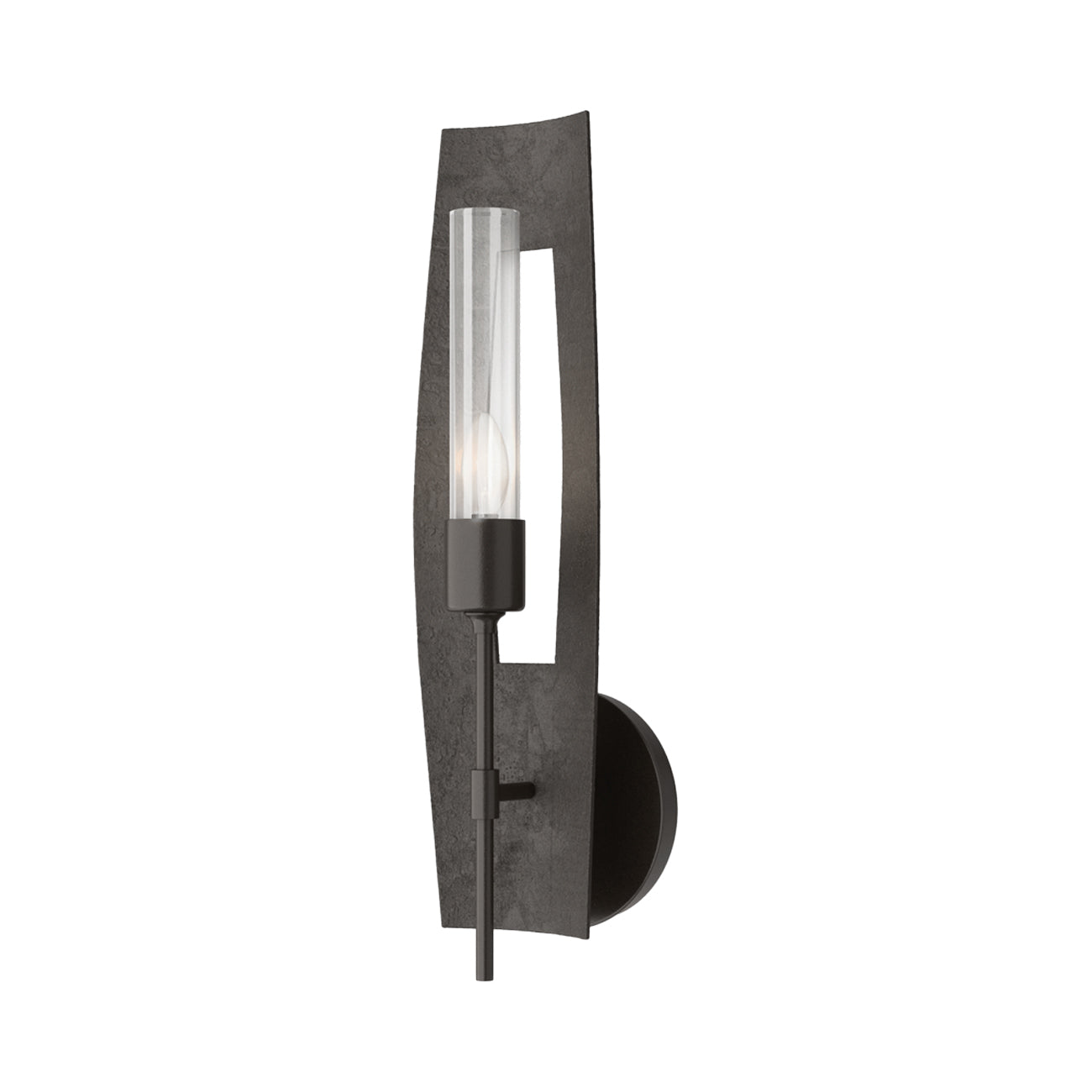 Passage Wall Light in Oil Rubbed Bronze/Clear Glass.