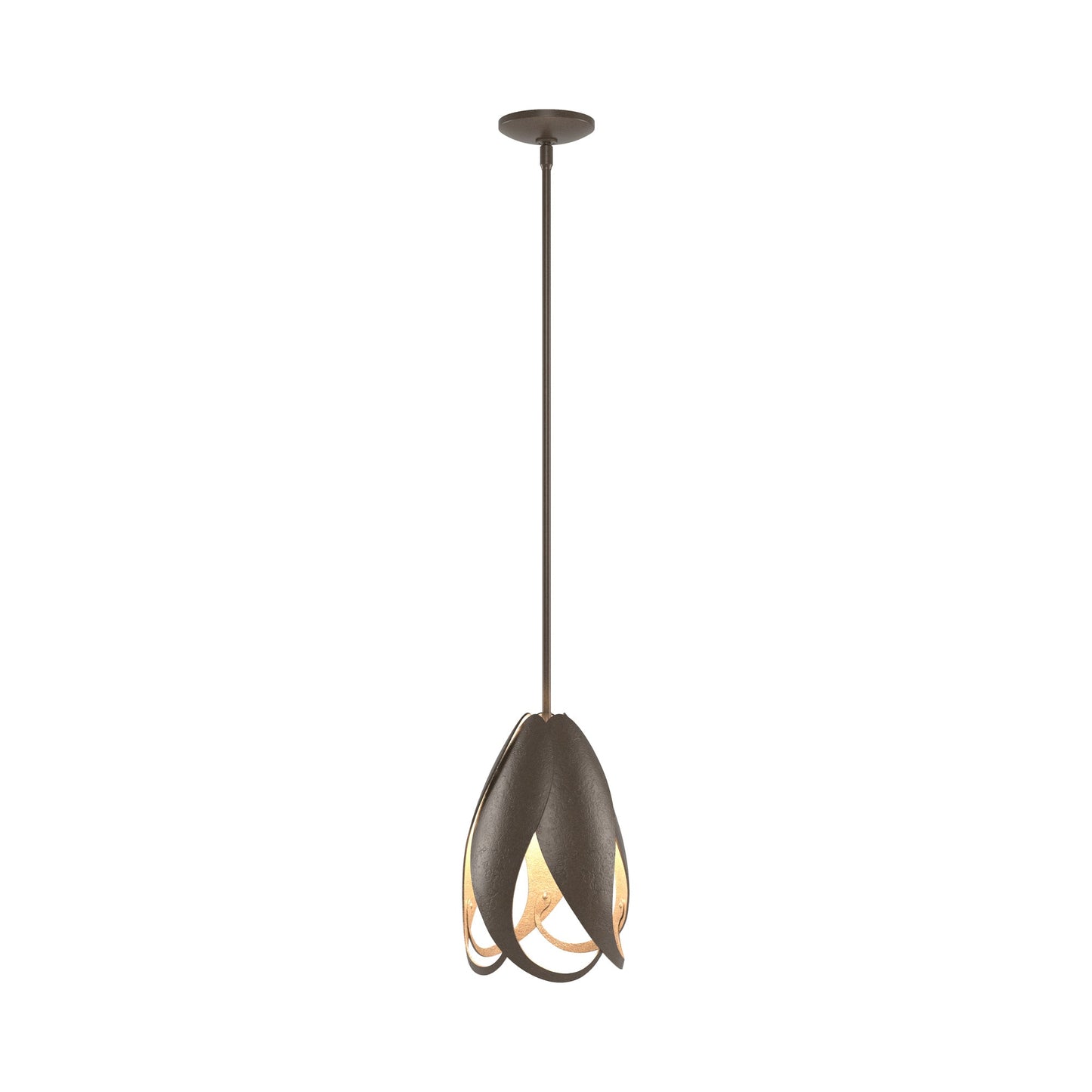 Pental Pendant Light in Bronze.