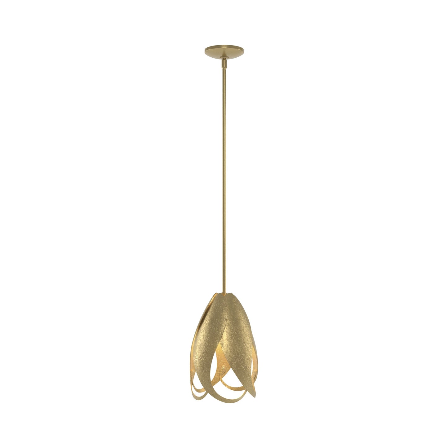 Pental Pendant Light in Modern Brass.