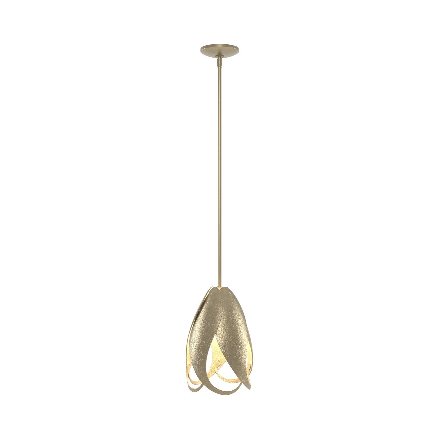 Pental Pendant Light in Soft Gold.