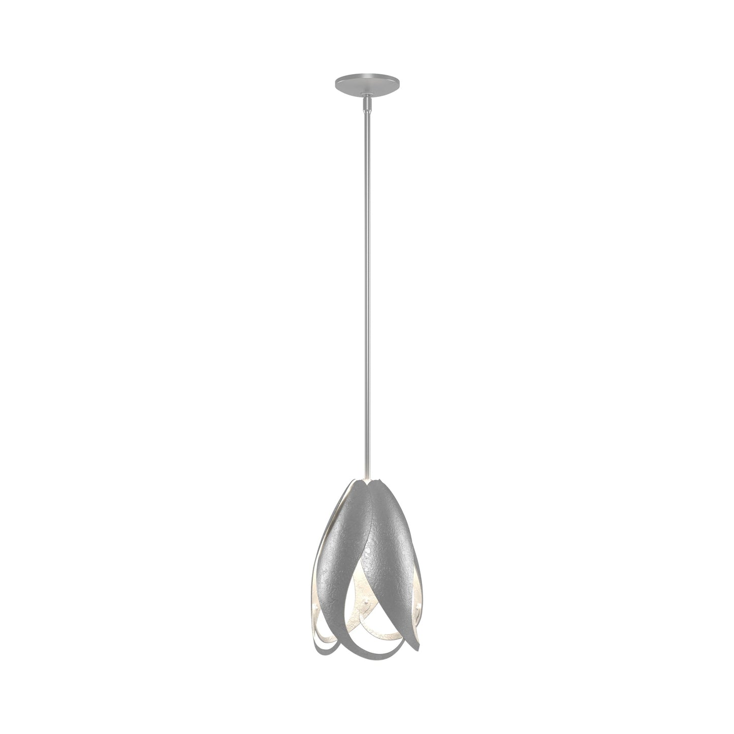 Pental Pendant Light in Vintage Platinum.
