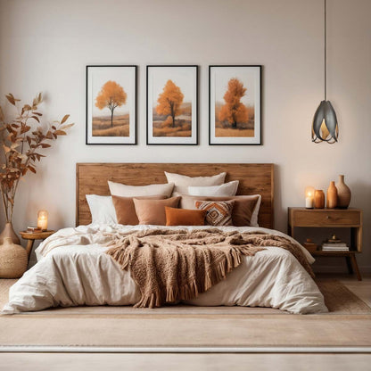 Pental Pendant Light in bedroom.