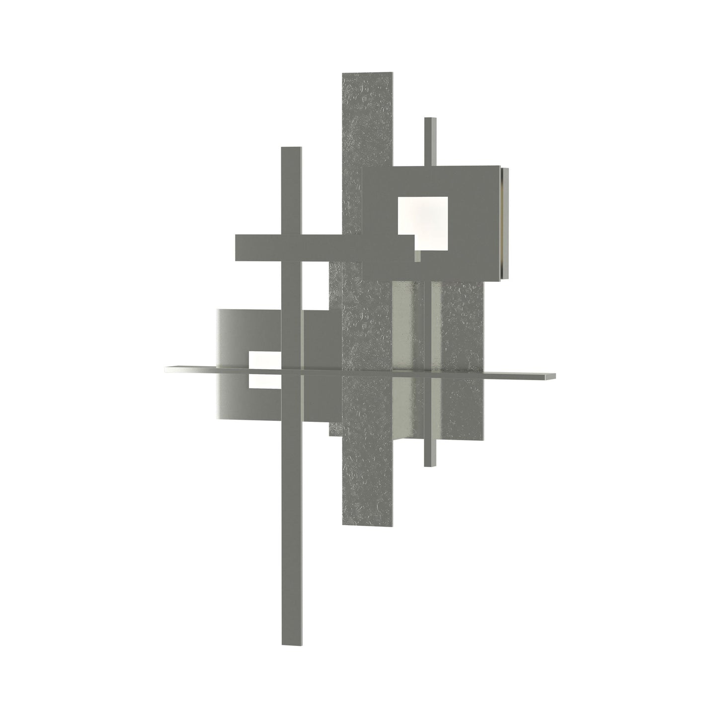 Planar LED Wall Light in Sterling.