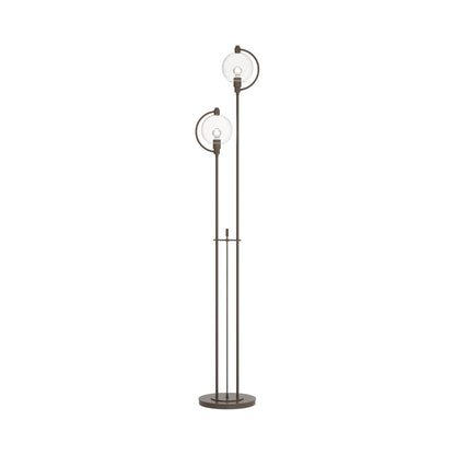 Pluto Floor Lamp in Bronze (Clear Glass).