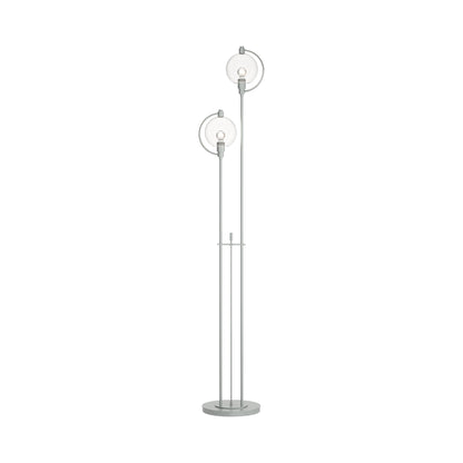 Pluto Floor Lamp in Vintage Platinum (Clear Glass).